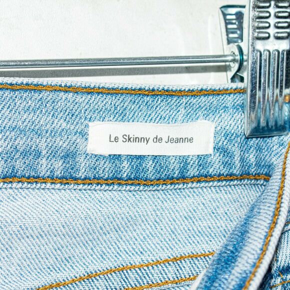 FRAME Denim Le Skinny De Jeanne Jeans in Blue Adeline Women's size 25 - Picture 6 of 10